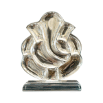 Crystal clear Plaque with Cutout of Lord Ganesha